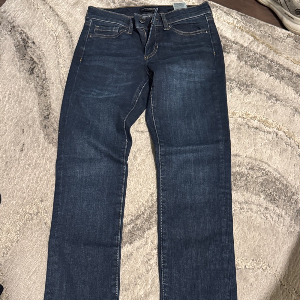 Banana Republic Dark Blue Straight Leg Jeans